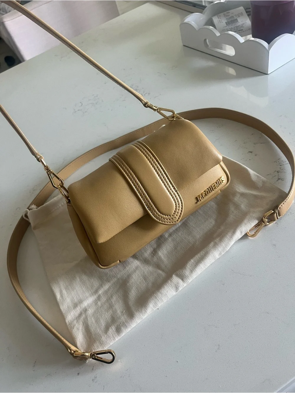 Jacquemus Tan Le Chouchou 'Le Petit Bambimou' Bag